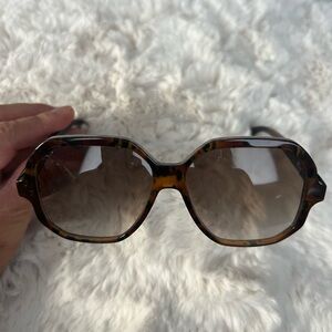 Saint Laurent Tortoise Shell Sunglasses